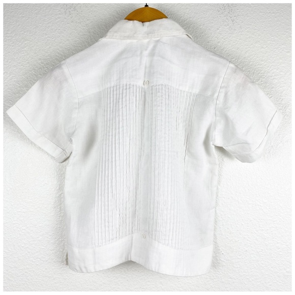 Mi Stilo Es‎ Yucatan Button Down Short Sleeve Shirt in White Size 4 - Picture 2 of 7
